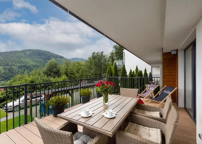 Apartament8 Wellness Sauna View 5os Апартаменты Щирк